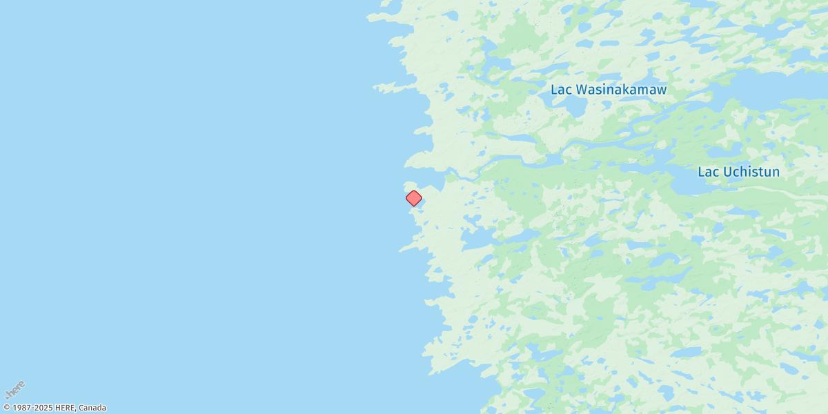 Map of Roggan River