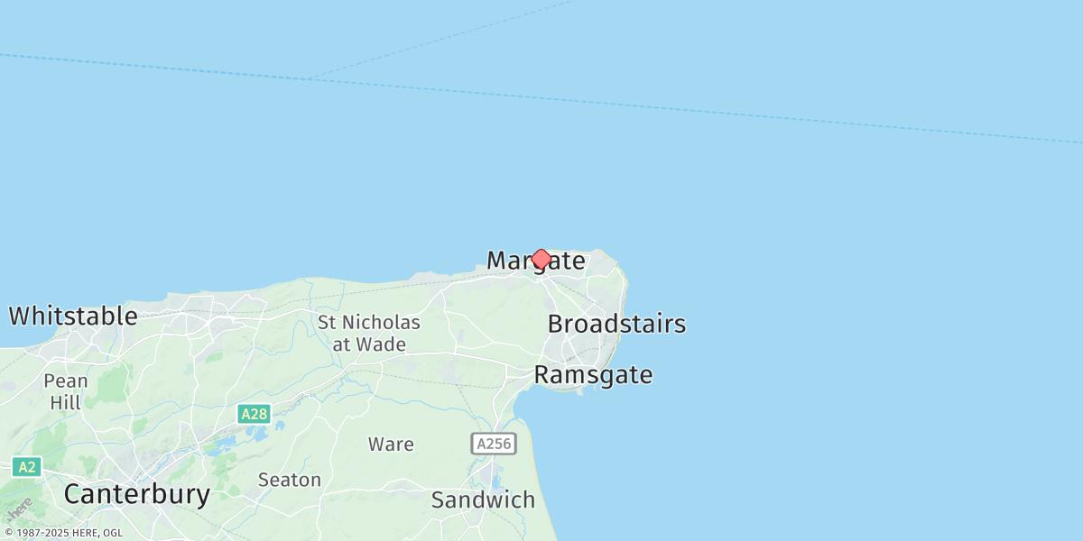 Map of Margate