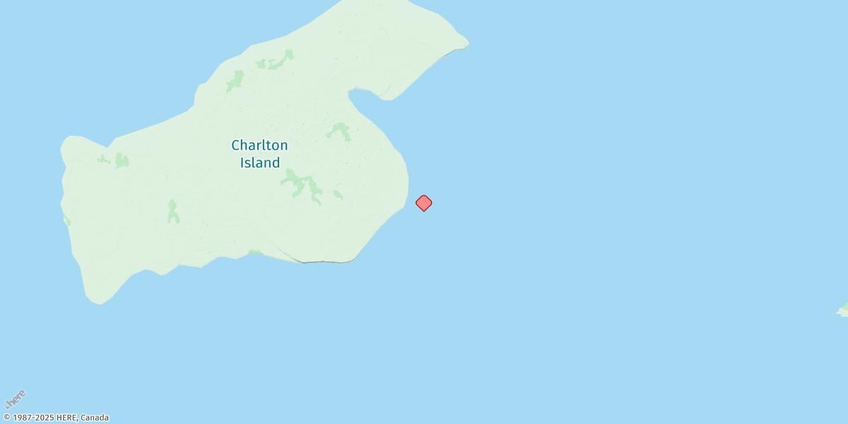 Map of Charlton Island