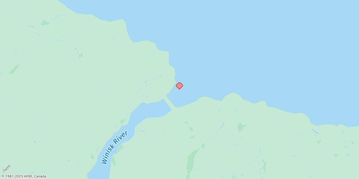 Map of Winisk