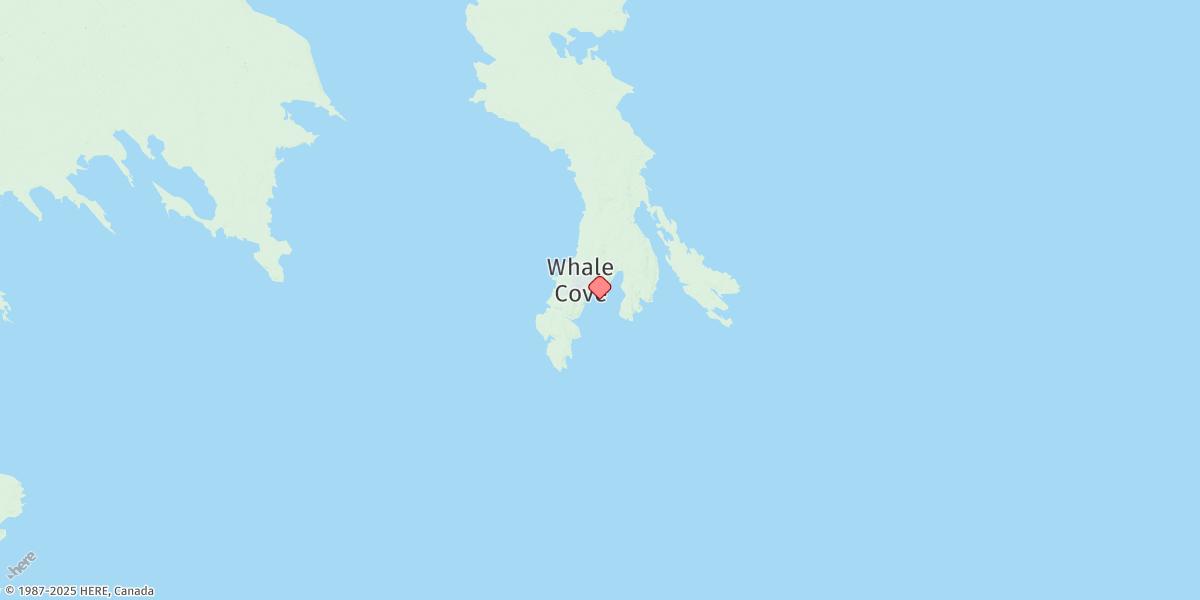 Map of Whale Cove