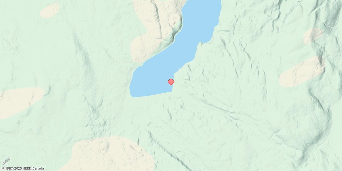 Map of Milne Inlet (head)
