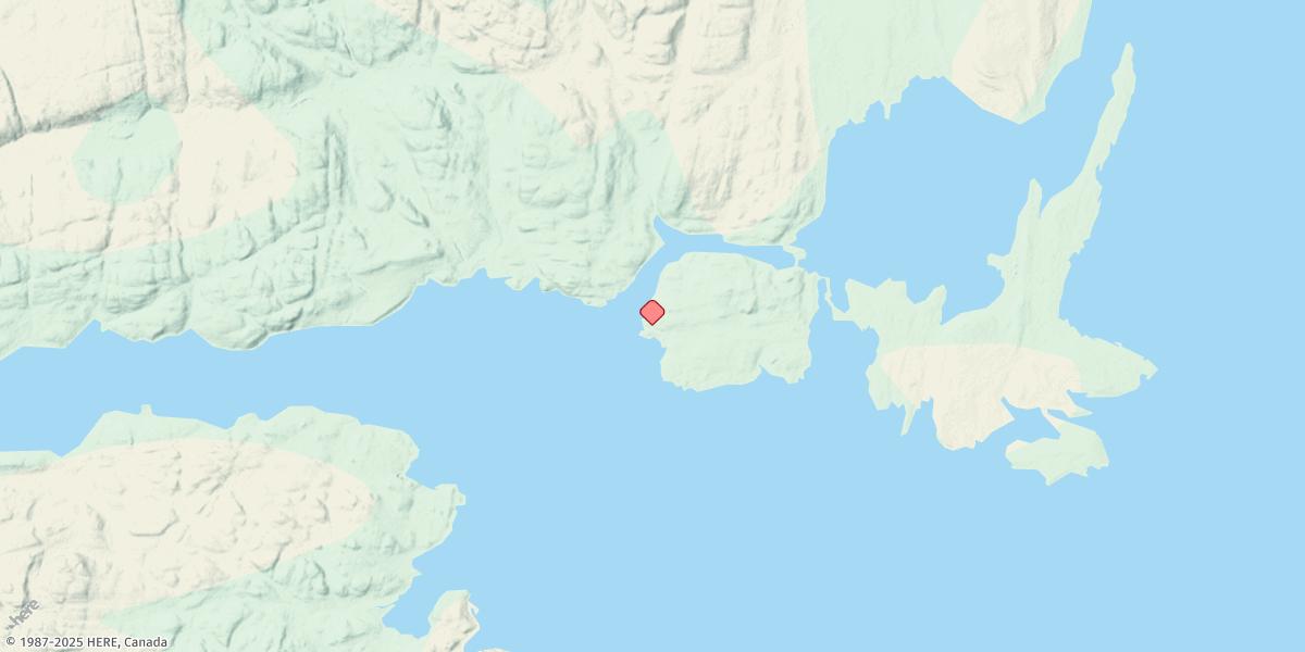 Map of Bellot Strait East