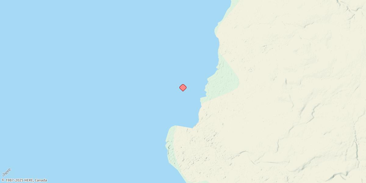 Map of Cape Kater