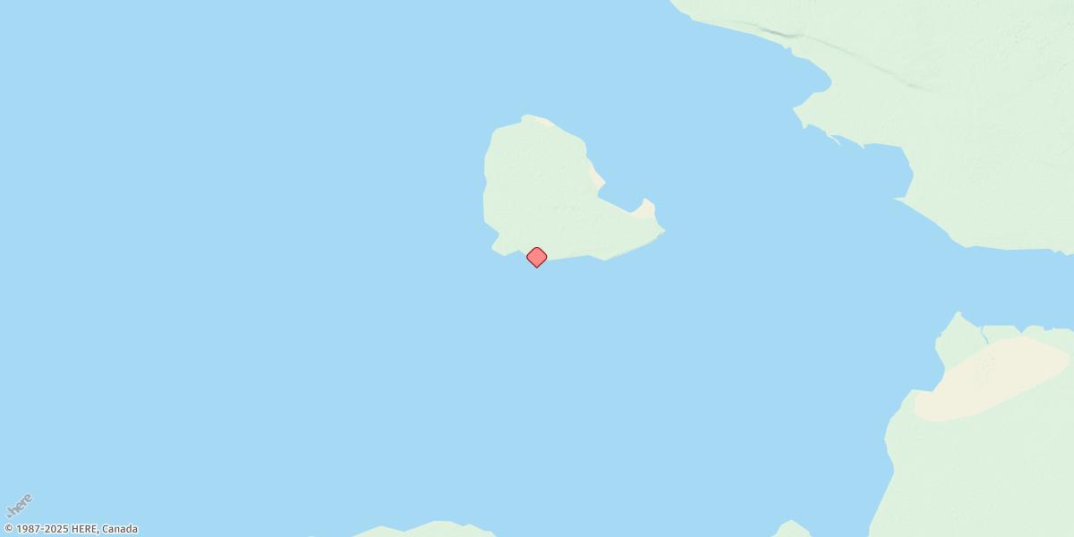 Map of Lavoie Islands