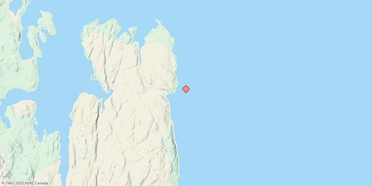 Map of Martin Islands