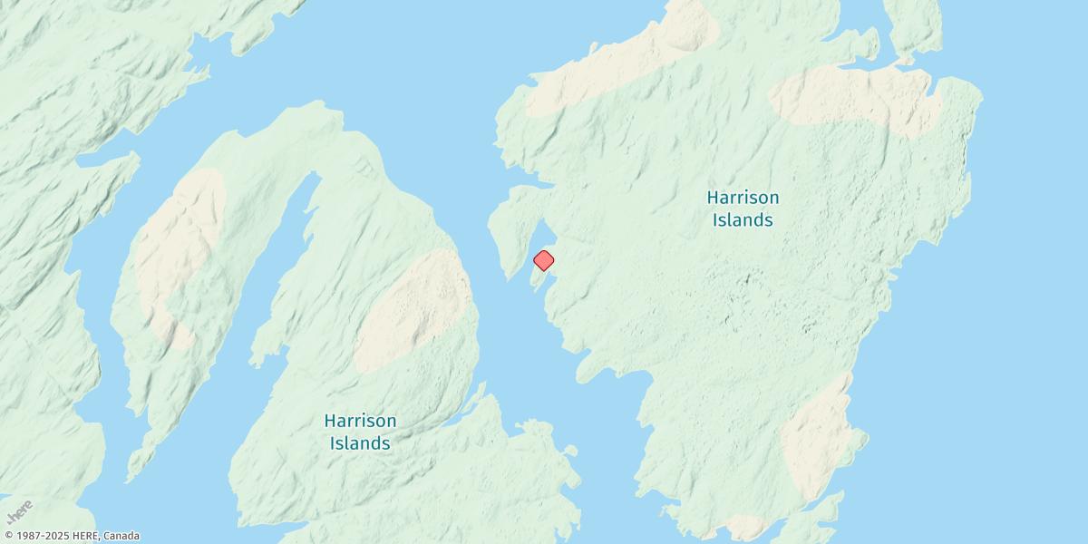 Map of Cape Sibbald
