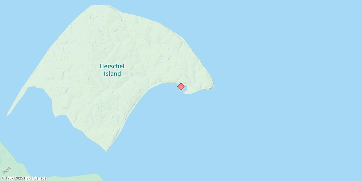 Map of Herschel Island