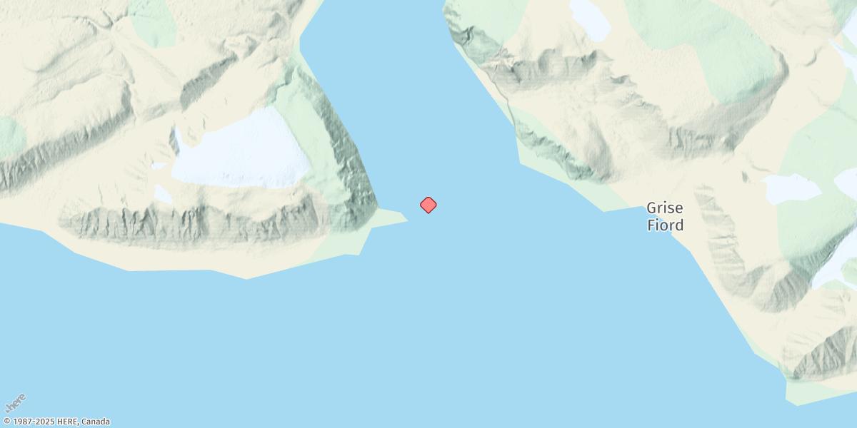 Map of Grise Fiord