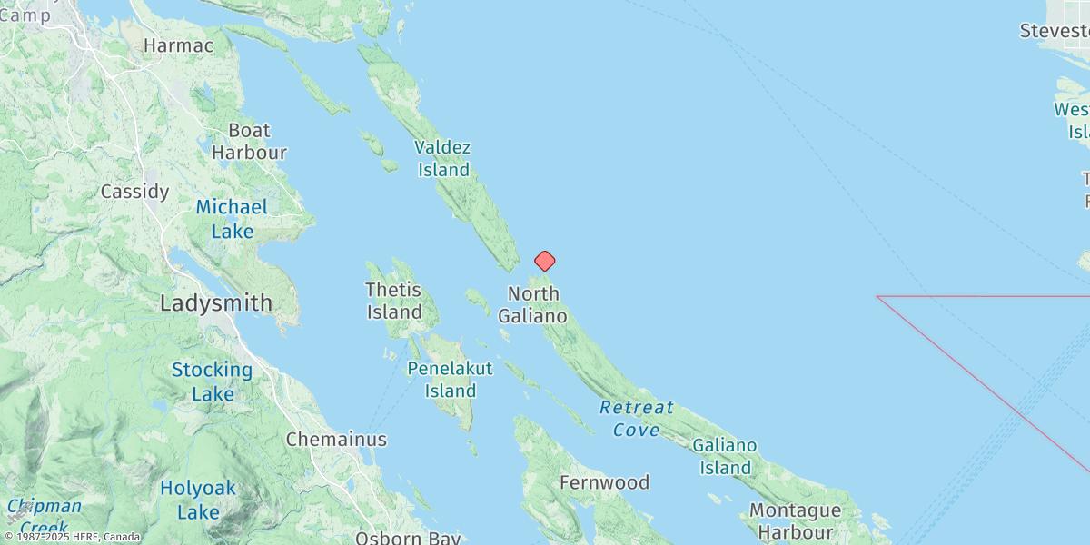 Map of Dionisio Point