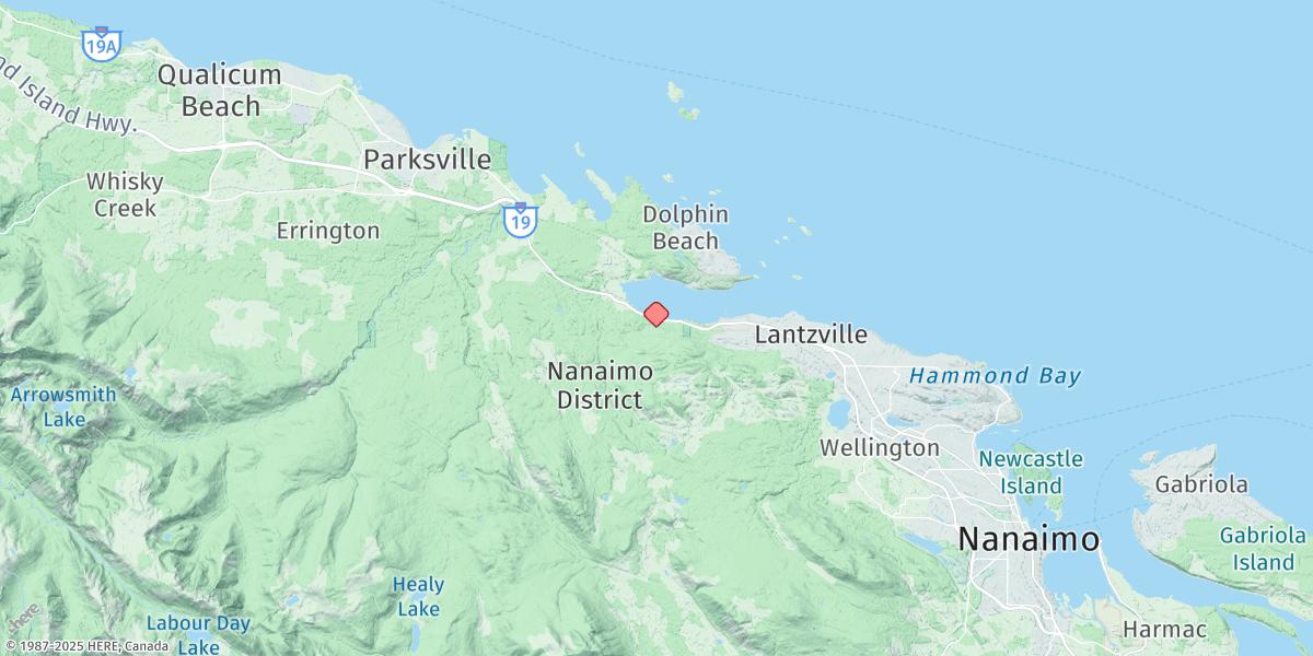 Map of Nanoose Bay