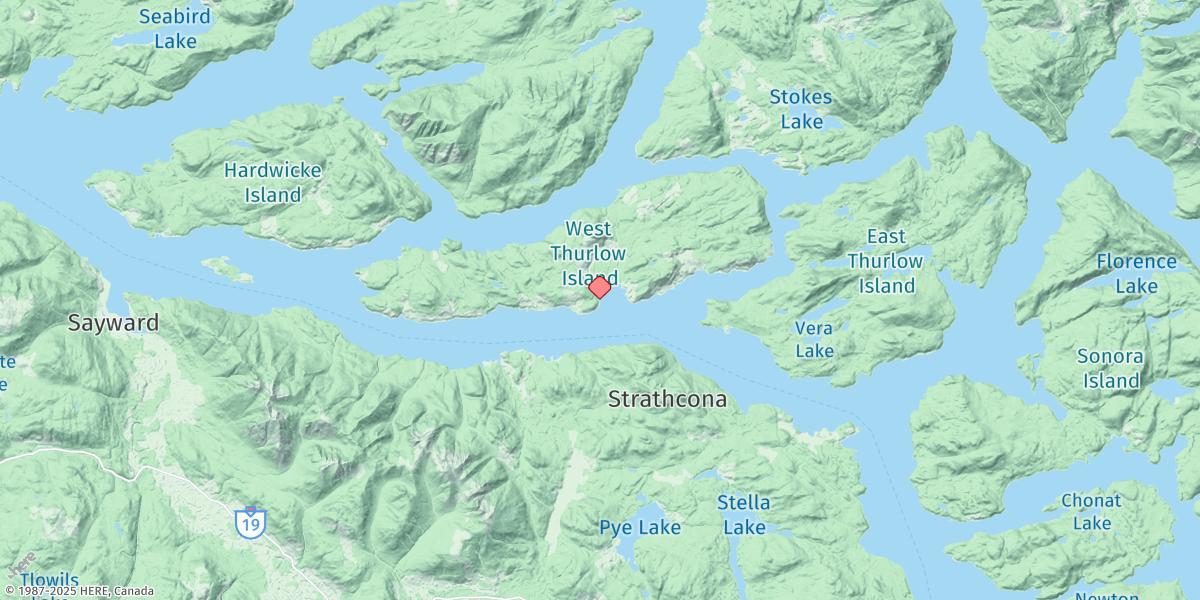 Map of Knox Bay
