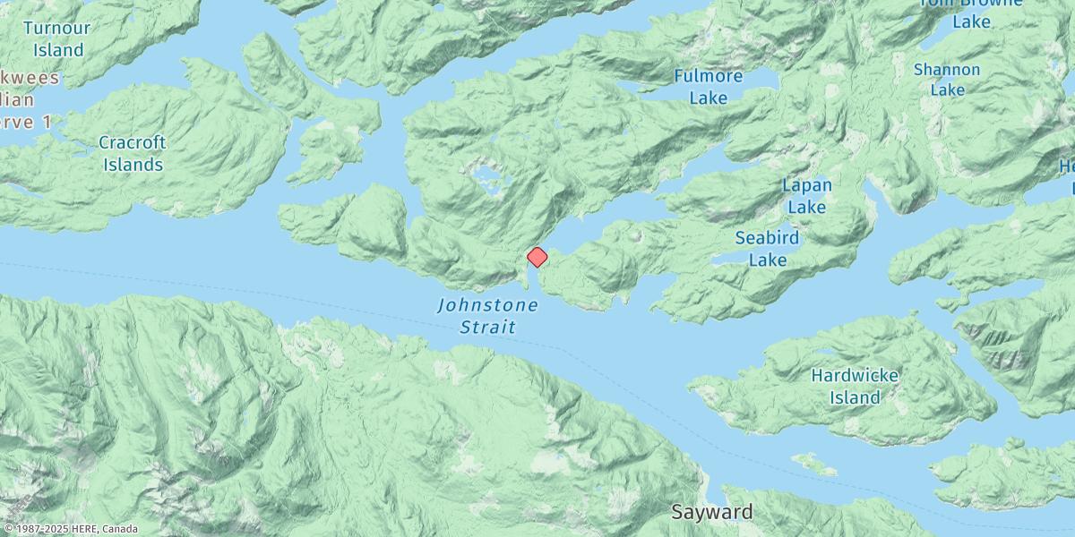 Map of Port Neville