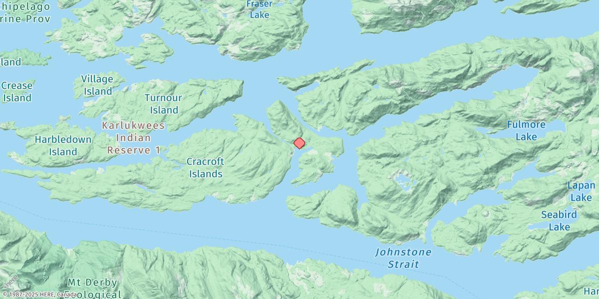 Map of Port Harvey