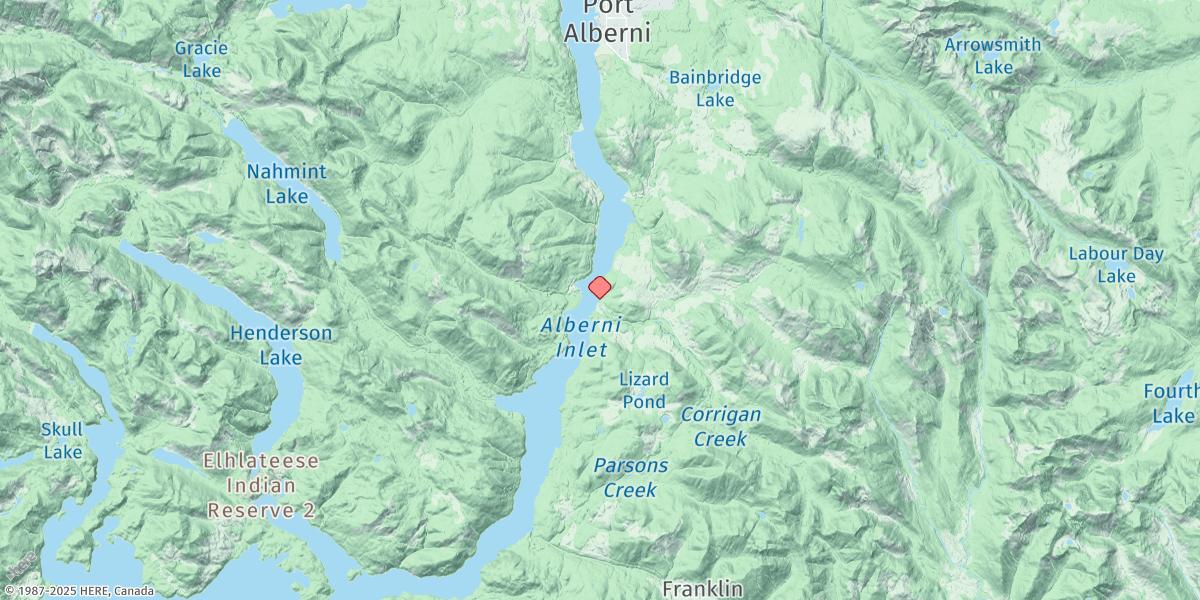 Map of Franklin River