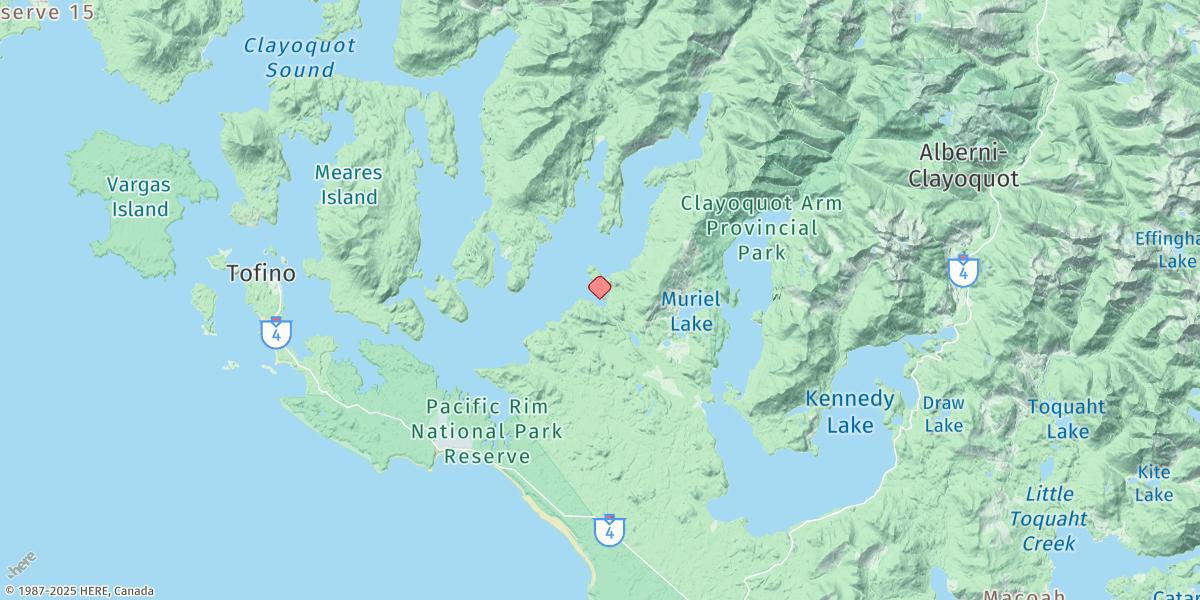 Map of Kennedy Cove
