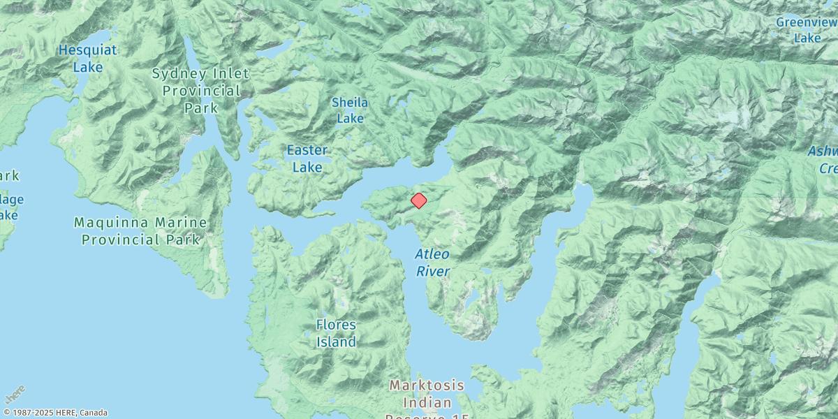 Map of Sulphur Passage