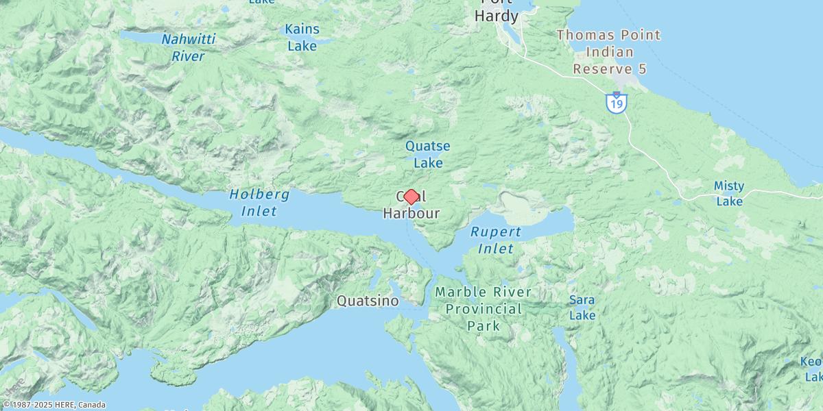 Map of Coal Harbour