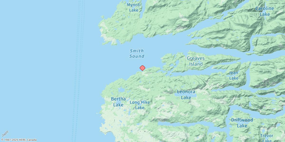 Map of Leroy Bay
