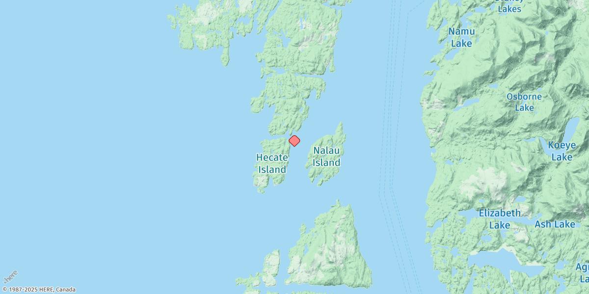 Map of Edward Channel