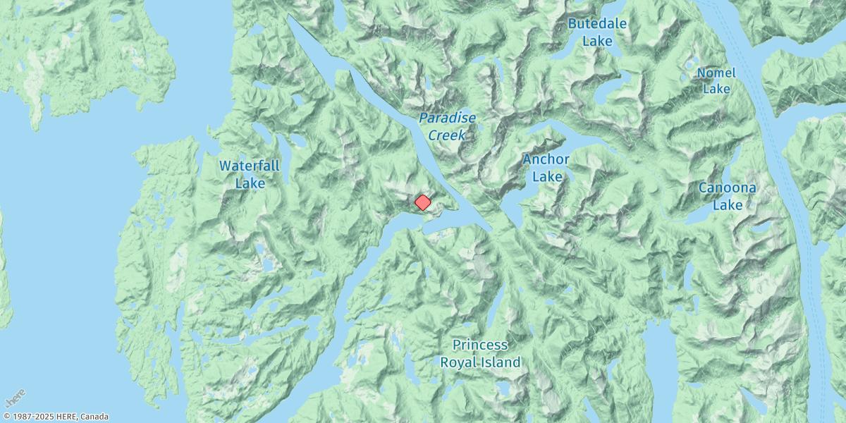 Map of Surf Inlet
