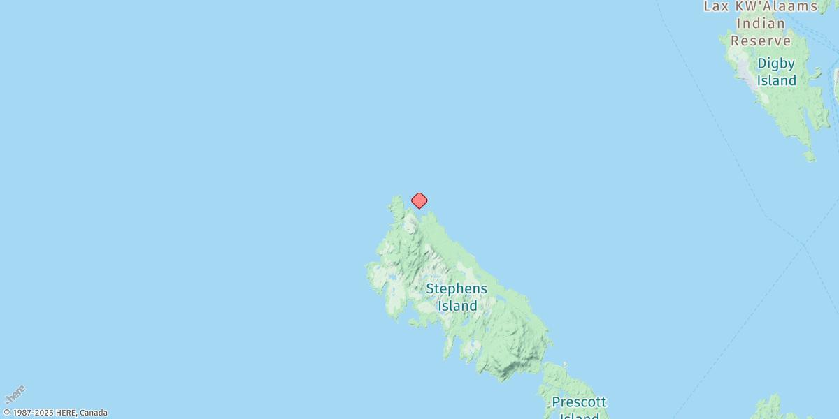 Map of Qlawdzeet Anchorage