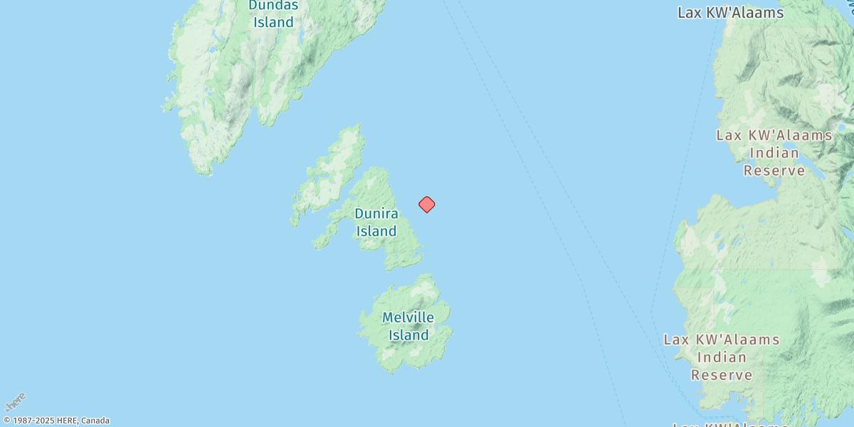 Map of Moffatt Islands