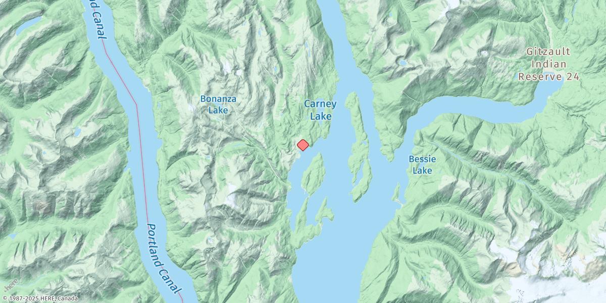 Map of Granby Bay