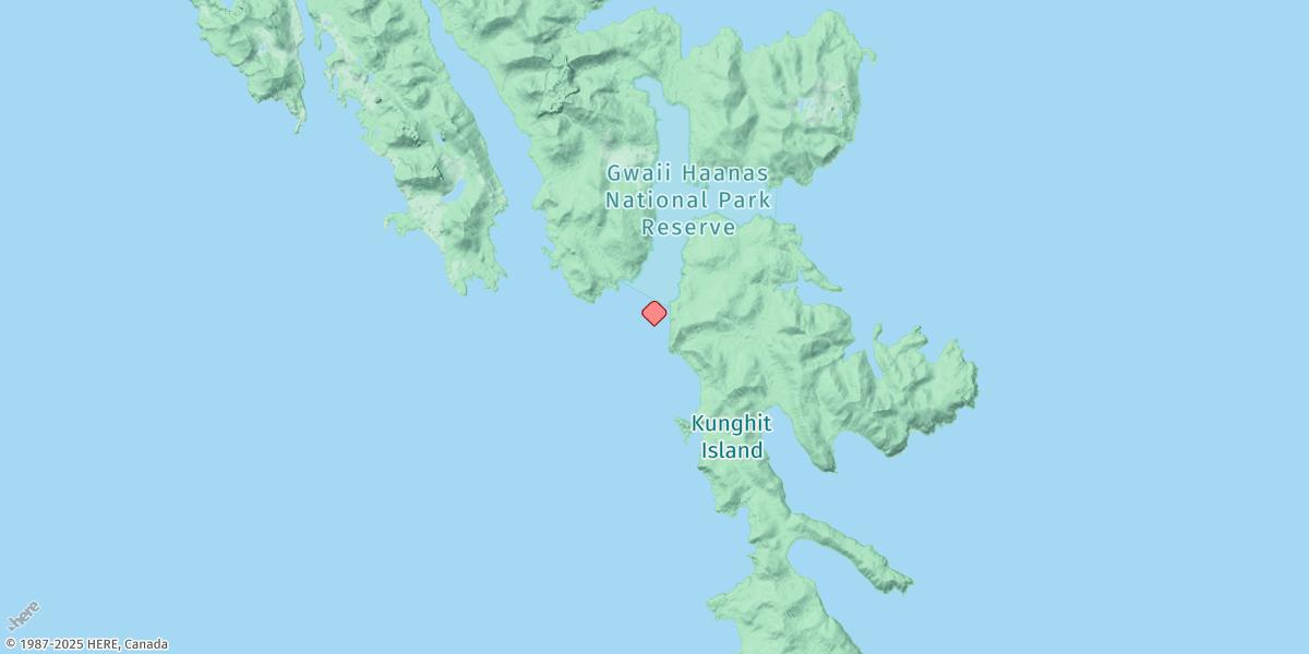 Map of Gordon Islands