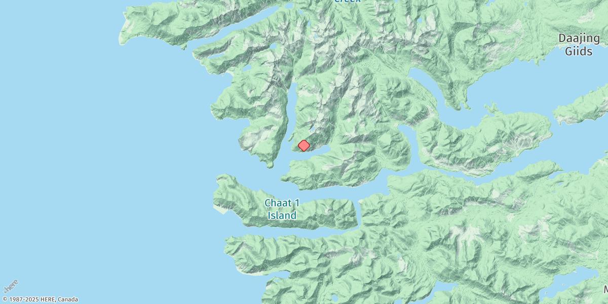 Map of Dawson Harbour