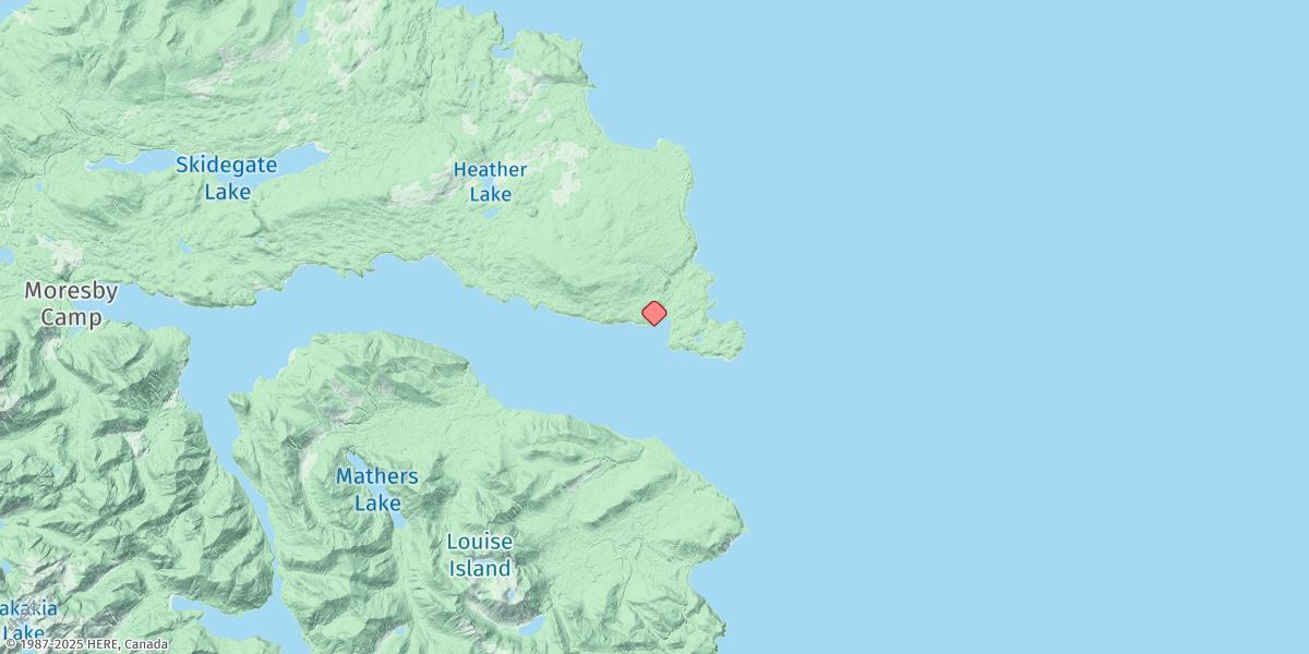 Map of McCoy Cove