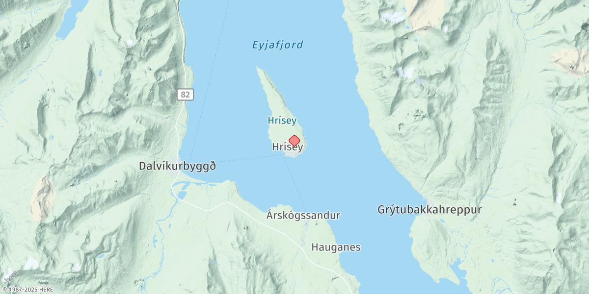 Map of Hrisey