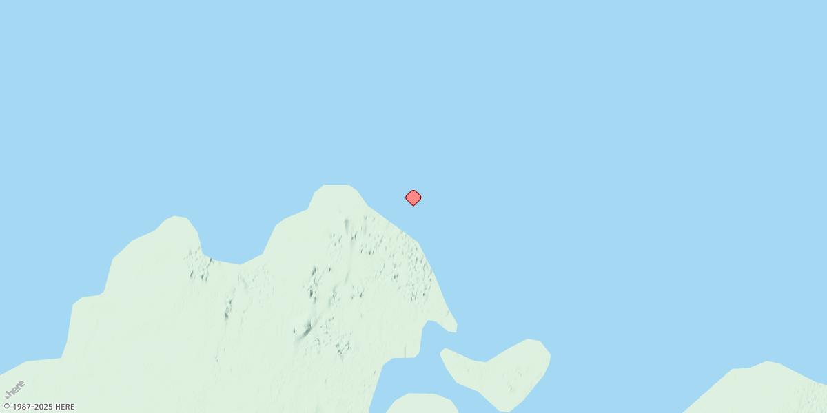 Map of Cape Chelyuskin