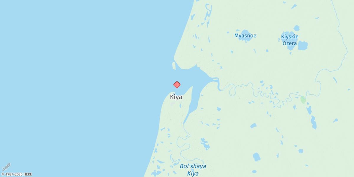 Map of Reka Kiya Mouth