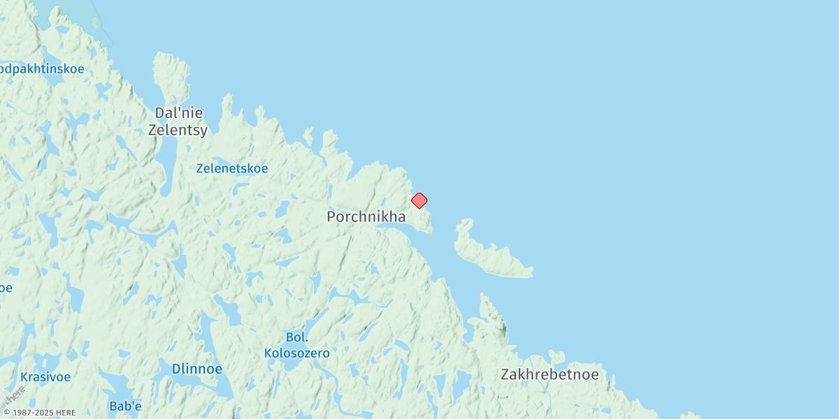 Map of Guba Porchnikha