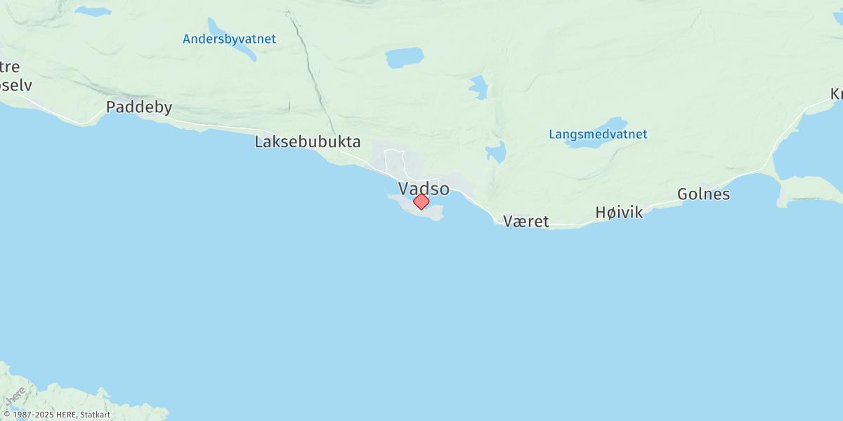 Map of Vadso