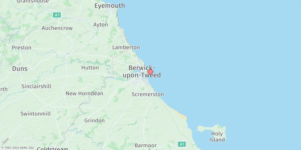 Map of Berwick