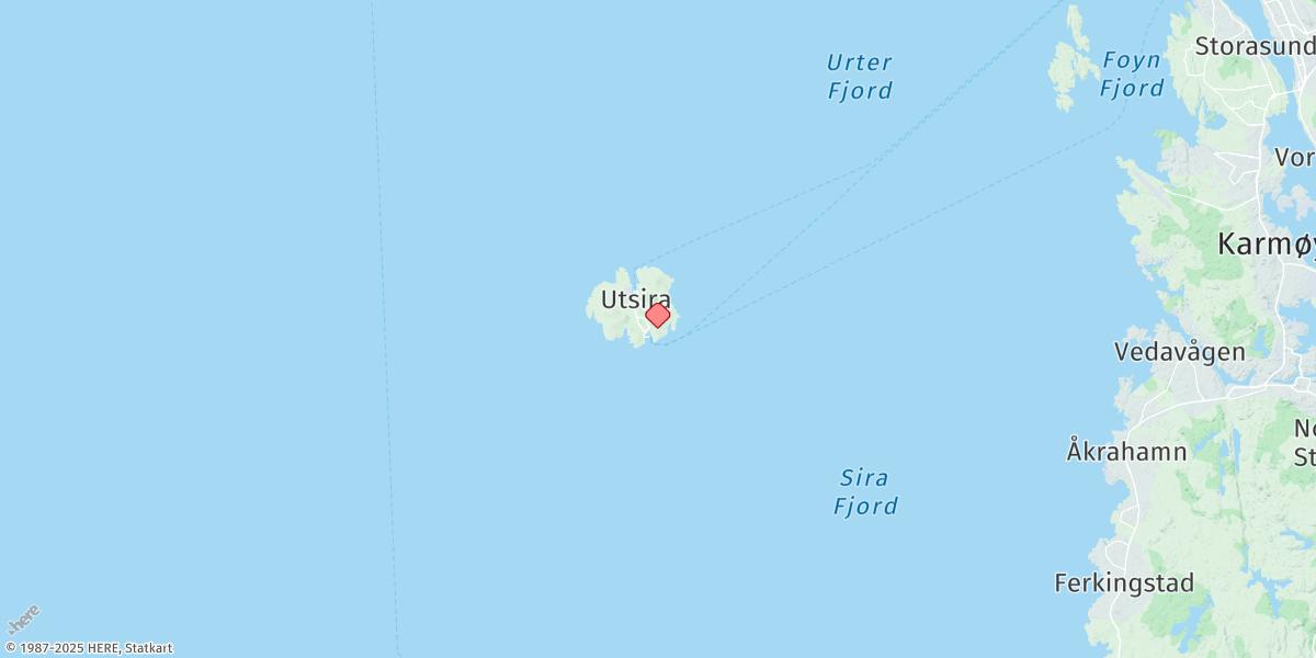 Map of Utsira