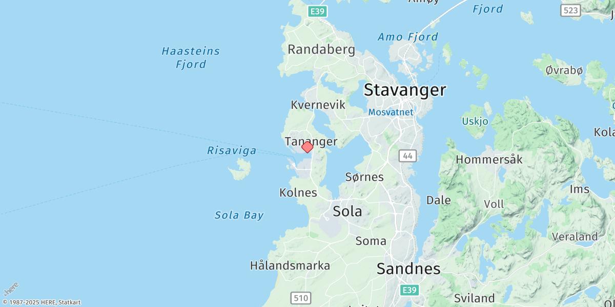 Map of Risavika