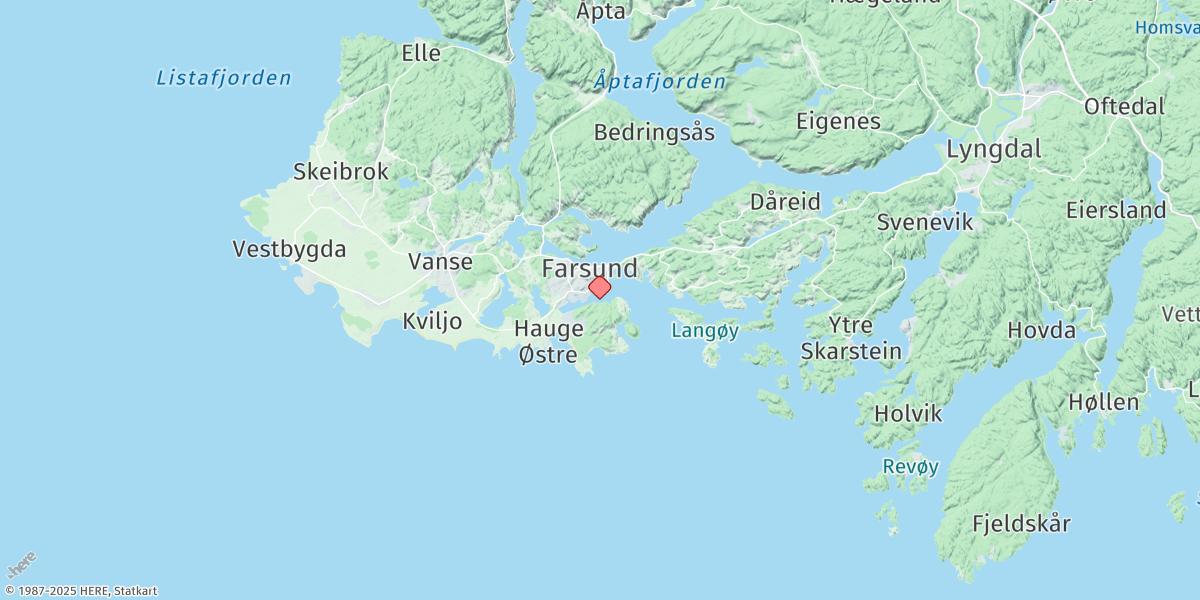 Map of Farsund