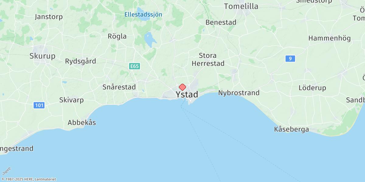 Map of Ystadt
