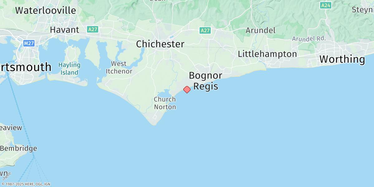 Map of Pagham