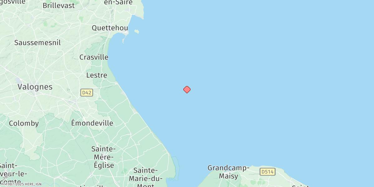 Map of Lies Saint Marcouf