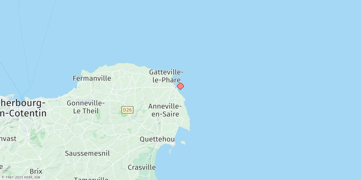 Map of Barfleur