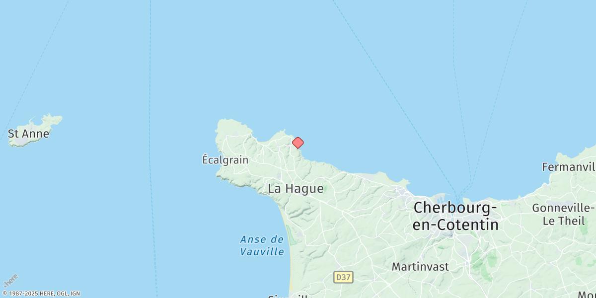 Map of Omonville