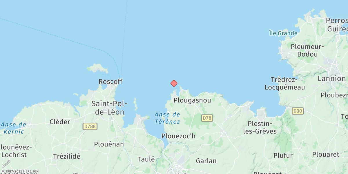 Map of Anse De Primel