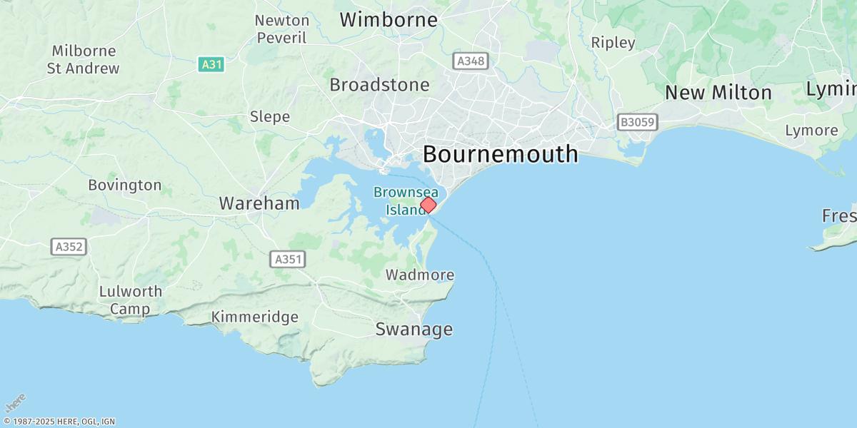 Map of Poole (Entrance)