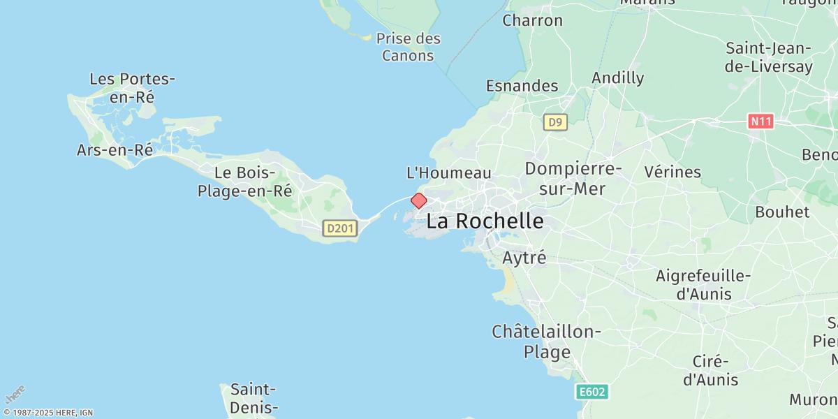 Map of La Pallice
