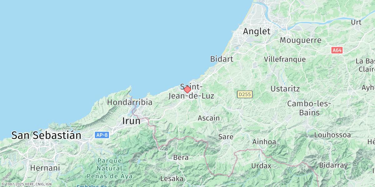 Map of Socoa