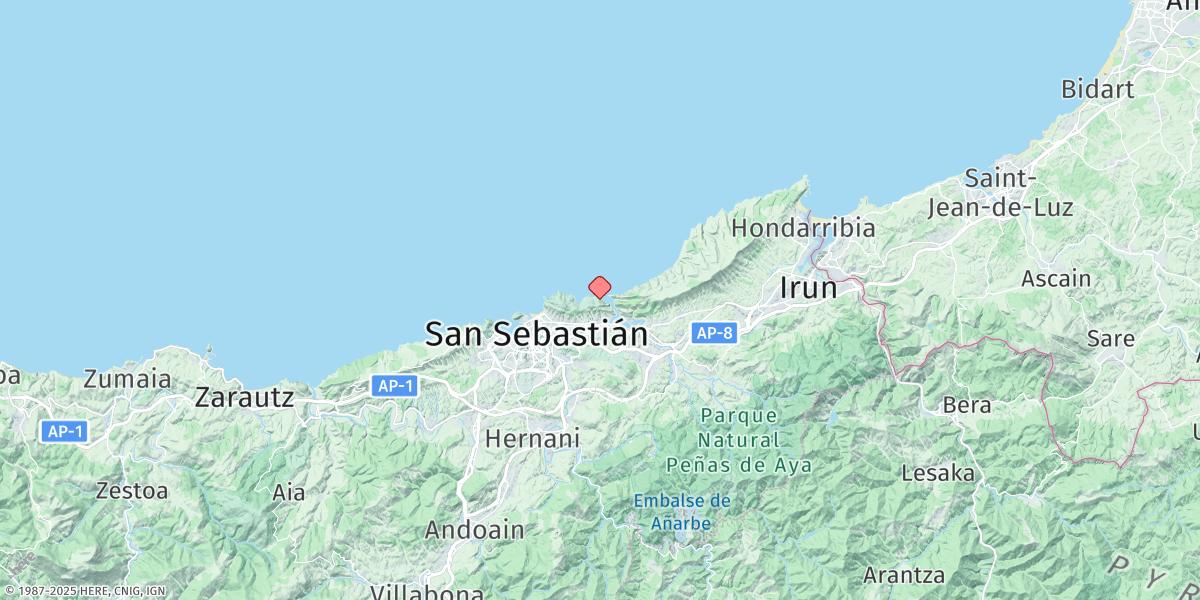 Map of Pasajes